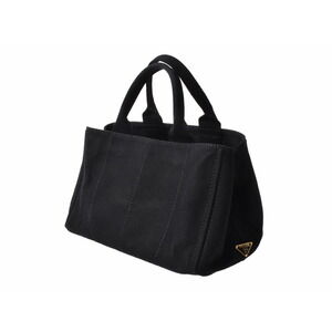 Prada Strap Black Canvas Canapa